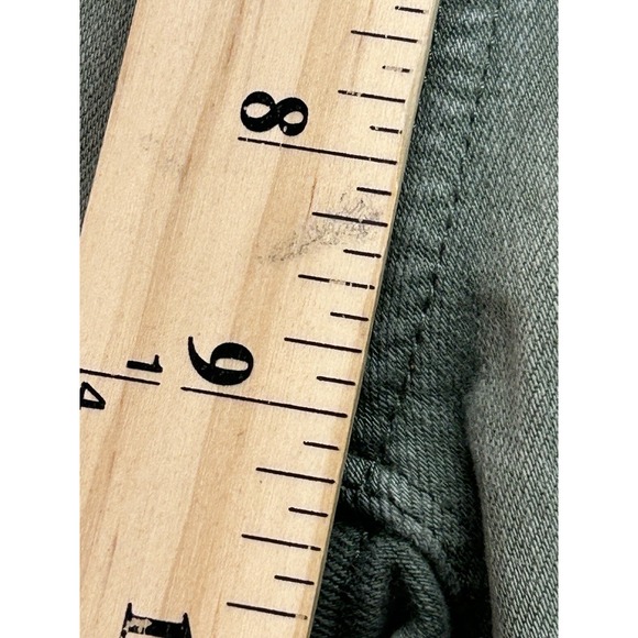 Lucky Brand Jeans Womens Sz 4/27 Ankle Green Ava Skinny Stretch Whiskered Denim - Picture 12 of 15